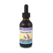Herbs For Kids Valerian Super Calm bottle, soothing bedtime routine for kids.