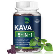 Herbscradle Kava Kava gummies bottle promotes calm and gentle sleep support.