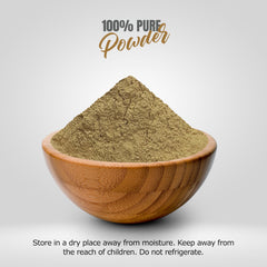 Herbsforever Ashwagandha powder with scoop ready for easy smoothies and teas.