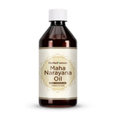 Herbsforever Maha Narayan Oil bottle pour for smooth, easy application.