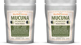 Herbsforever Mucuna Pruriens powder on a 2-pack box, highlighting value for daily vitality