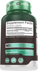 Herbtonics Apple Cider Vinegar capsules with Mother showing authentic enzyme presence for detox.