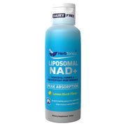 Herbtonics Liposomal NAD+ bottle pour for easy daily energy support.