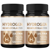 HerbX hydrogen water tablets dissolving in a glass for quick hydration.