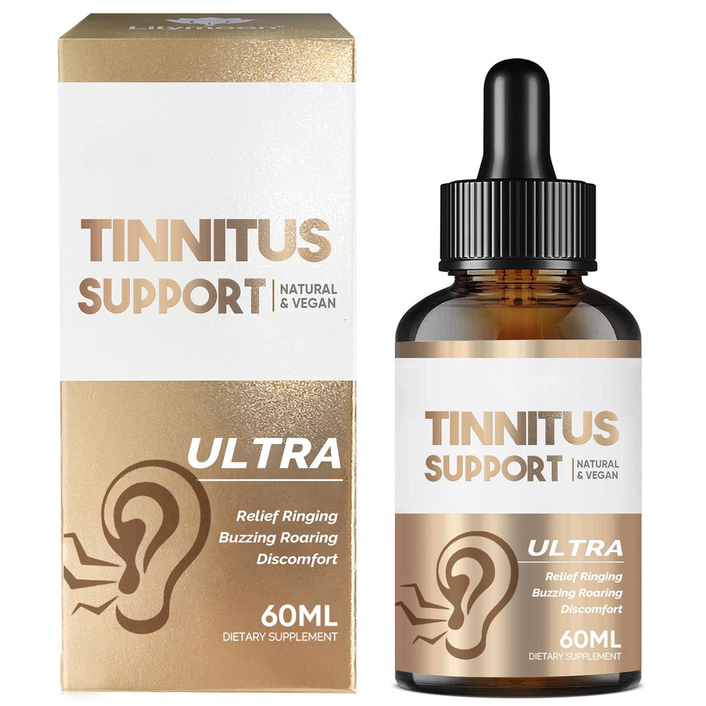 HerbX Tinnitus Relief Drops bottle shown for on-the-go ear comfort
