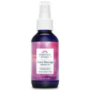 Heritage Store Aura Smudge Sage Spray bottle for cleansing spaces and uplifting energy.
