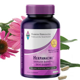 Herpanacine Diamond skin-support bottle showing inner-skin nourishment.