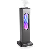Herxsin Waterless Diffuser front view in dark grey, compact and stylish for bedrooms or offices.