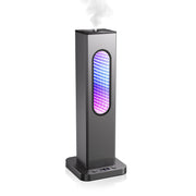Herxsin Waterless Diffuser front view in dark grey, compact and stylish for bedrooms or offices.