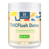 Hesperilyntis Detox Powder bottle front shows a plant‑based wellness option