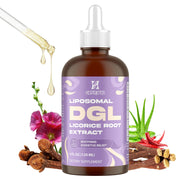 Hesperilyntis Liposomal DGL bottle with drops for rapid sublingual use