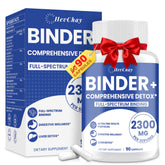 HevChay detox binder bottle front with 2300mg formula for comprehensive cleansing
