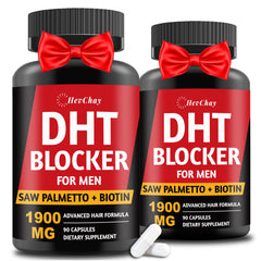HevChay DHT Blocker for Men bottle and capsules for hair support