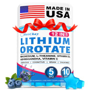 HevChay lithium orotate 5mg bottle for daily cognitive support.