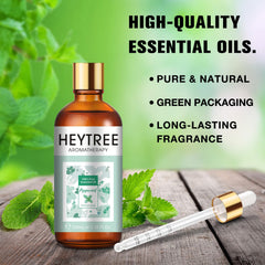 HEYTREE peppermint oil massage blend offering cooling relief after activity.