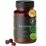 Heyremi Sleep gummies bottle packshot for convenient nightly use.