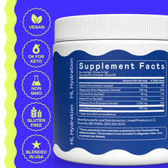 Hi-Lyte K1000 electrolytes powder in glass post-workout for faster recovery.