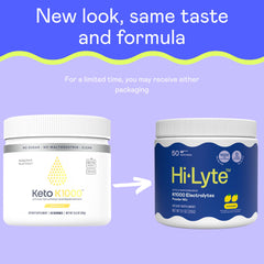 Hi-Lyte K1000 Lemonade scoop for precise electrolyte dosing.