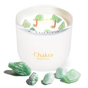 Hidden Label Healing Crystal Candle with Aventurine close-up for calming ambience