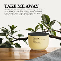 Hidden Label Vanilla Cream candle using soy wax for long-lasting aroma in the room.