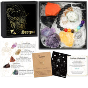 Hihealer Scorpio zodiac gift box with premium packaging for special occasions.