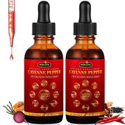 HIIHONE 10-in-1 Cayenne Drops bottle with dropper for convenient daily use.
