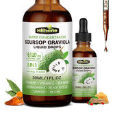 HIIHONE Graviola soursop extract bottle for daily immune support.