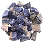 Hilitchi blue-vein rough stone for cabbing and polishing raw gems.