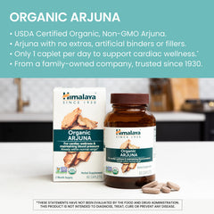 Himalaya Arjuna capsules ready for daily heart health support.