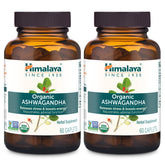 Himalaya Ashwagandha root bottle close-up for daily stress support capsules