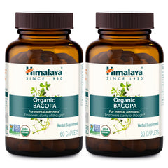 Himalaya Bacopa Monnieri caplets closeup showing daily cognitive support