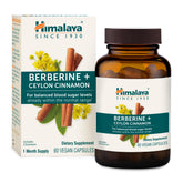 Himalaya Berberine with Ceylon Cinnamon bottle front for immune support
