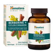 Himalaya Berberine with Ceylon Cinnamon bottle front for immune support