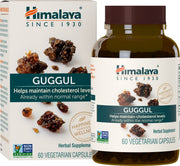 Himalaya Guggul bottle front with liver-support formula for daily wellness.
