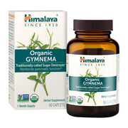 Himalaya Gymnema Sylvestre bottle front showing organic, additive-free wellness.