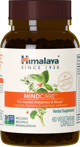 Himalaya MindCare bottle front view highlighting memory support