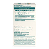 Himalaya Organic Mucuna Pruriens caplets close-up showing vegan, non-GMO, gluten-free formula.