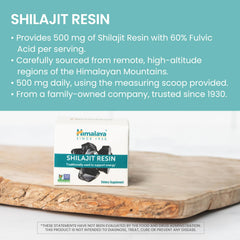 Himalaya Shilajit Resin jar-pouring demonstrates easy dispersion into beverages.
