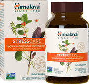 Himalaya StressCare capsules closeup for daily adrenal support and calm focus