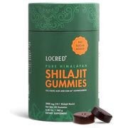 Himalayan Shilajit Gummies with Ashwagandha pack shot highlighting natural ingredients for daily vitality.