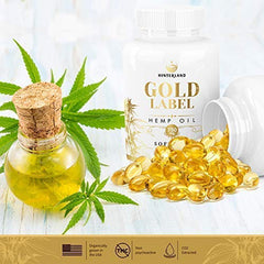 Hinterland Verlag Gold Label hemp from USA family farms for organic quality