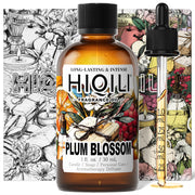 HIQILI Plum Blossom fragrance oil bottle ready for candles and diffusers.