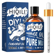 HIQILI Pure Milk Essential Oil bottle for diffusion with a creamy aroma.