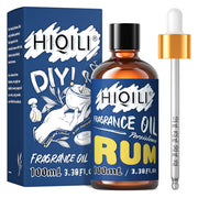 HIQILI Rum essential oil bottle with dropper for precise use in diffusers
