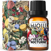 HIQILI Velvet Nocturne bottle pour releasing delicate floral notes for home fragrance.