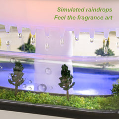 HIROGA Rain Diffuser water-tank transparent reservoir for easy filling