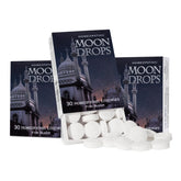 Historical Remedies Moon Drops bottle and box showcasing natural sleep support in a convenient pack.