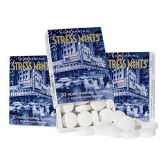 Historical Remedies Stress Mints 3-pack front view for on-the-go calm and digestion.