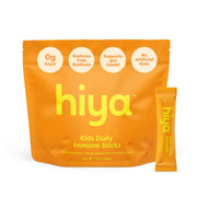 HIYA Kids Immune Stick orange flavor, easy pour on the tongue.