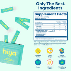 Hiya Kids Probiotic sugar-free formulation image